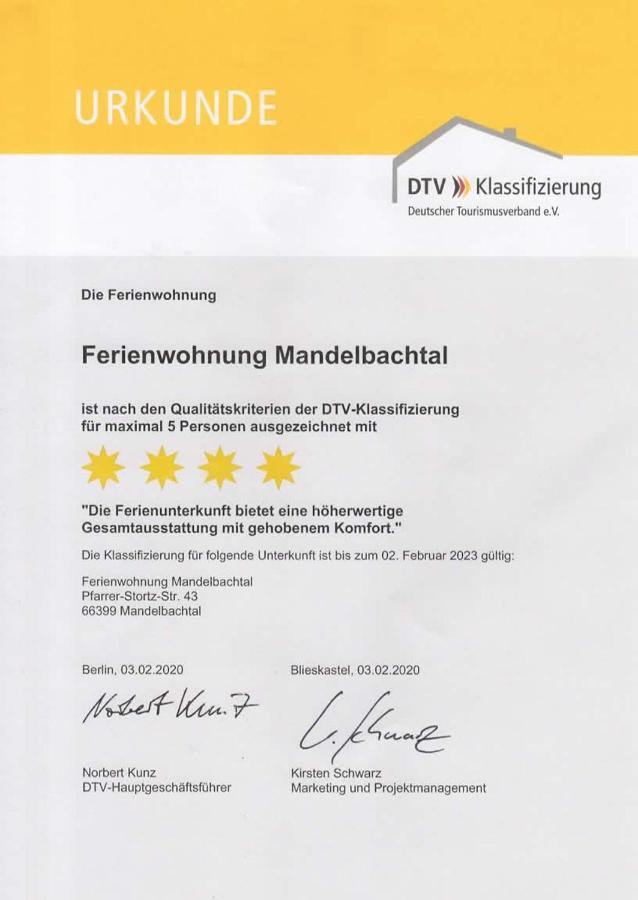 Ferienwohnung Kempf Mandelbachtal Ommersheim Dış mekan fotoğraf